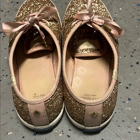 Keds Women's Glitter Sneakers - Rose Gold - Picture 3 of 3